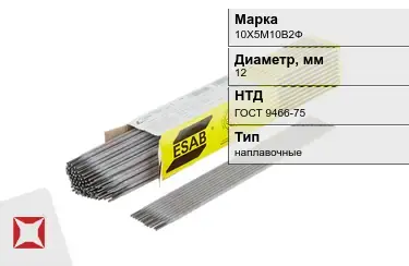 Электроды наплавочные 10Х5М10В2Ф 12 мм ГОСТ 9466-75 в Алматы